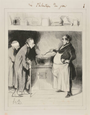 Ah, Sir, your broth is really light….. even the patients complain that it does not sustain them! – I have corrected that… but today it might be a bit too strong…. I added to the pot half a game of Dominos more than yesterday….. including the double six to give it a nice colour.