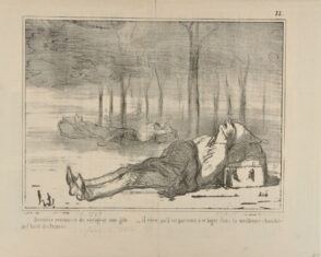 Dernière ressource du voyageur sans gîte: – il rêve qu’il est parvenu à se loger dans la meilleure chambre de l’hôtel des Princes.