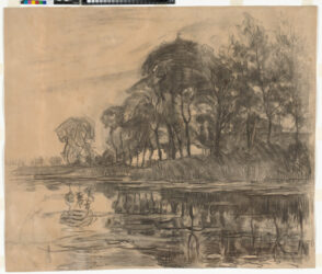 Trees at the Edge of a River