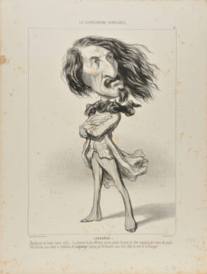 Lagrange. Républicain de l’avant-veille. – La calomnie la plus effrénée n’osera jamais l’accuser de s’être engraissé des sueurs du peuple. Vous trouverez sans doute la chevelure de Lagrange quelque peu en désordre, mais c’est l’effet du vent de la montagne!