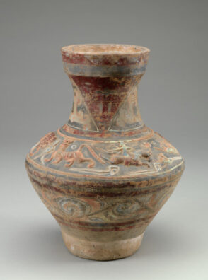 Wine Storage Vessel (Hu) Decorated with Hunting Scene
