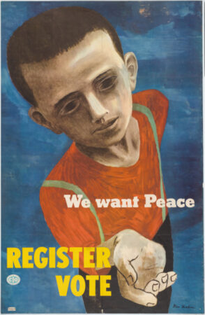 We Want Peace, Register, Vote