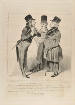 Entendons nous bien! Bertrand va se faufiler dans tous les groupes de la bourse et chauffer les actions du Bitume bitumineux, il les fera mousser, il dira qu’elles s’enlèvent, qu’on se les arrache, qu’elles montent comme des ballons……..Vous, Baron, qui avez un certain chic, vous allez en acheter à 20/00, 30/00, 100/00 d’augmentation. je les ai toutes en portefeuille, on ne pourra donc pas vous les livrer, nous les vendrons ce que nous voudrons et la providence fera le reste. (Bertrand) En avant, marchons. Contre les dindons, Volons……. etc.