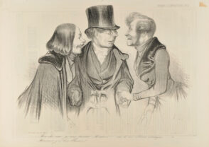 Mon cher ami, je vous présente Monsieur *** une de nos célébrités artistiques……. – Monsieur, j’ai bien l’honneur……………