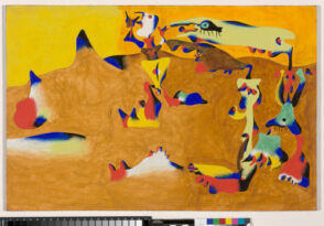 Personages Attracted by the Forms of a Mountain