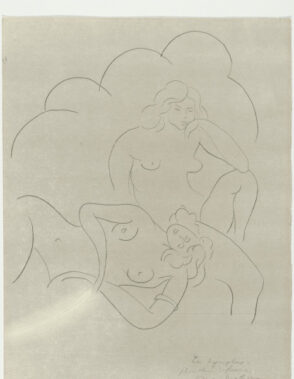 Study for “The Nymphs” (refused etching)