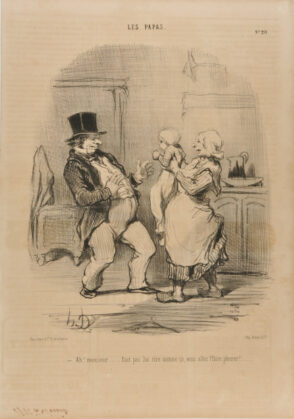 Ah! monsieur…. faut pas lui rire comme ça, vous allez l’faire pleurer! …..