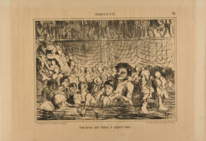 Vue prise aux bains à quatre sous