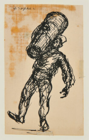 Drawing for the Book ‘Aaron Sopher’ by Forbes Watson