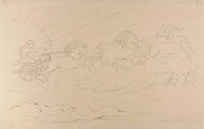 Phaeton Driving Apollo’s Horses. Preliminary drawing for Joseph Gavorse, ‘The Story of Phaeton, Son of Apollo’