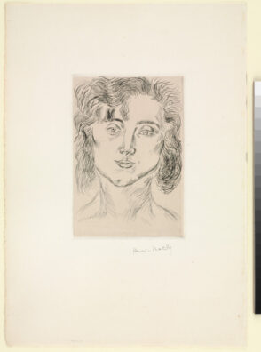Mlle. Matisse (Frontispiece for Cinquante dessins)