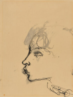 Head of a Woman in Profile
