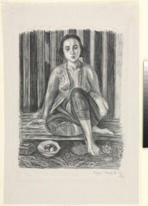 Odalisque with Bowl of Fruit