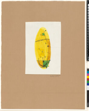 Yellow Abstract Composition