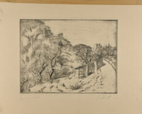 Landscape with Well, St. Paul, France