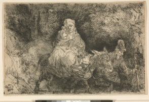The Flight into Egypt: Crossing a Brook