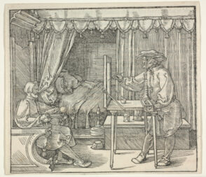 Draftsman Drawing a Portrait