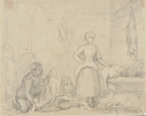 Interior Scene (Butcher Shop?)