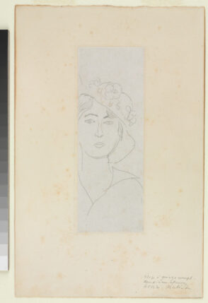 Mlle. Landsberg in Flowered Hat