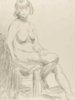 Nude Seated on Stool