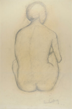 Back View of a Seated Nude