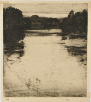 After-glow (or Evening) on The Findhorn