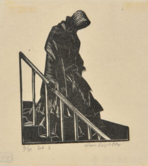 Woman Walking Downstairs