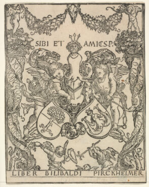 Bookplate of Willibald Pirckheimer