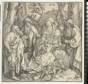 The Holy Family with Two Music-Making Angels