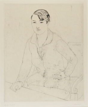 Young Woman Seated in an Armchair