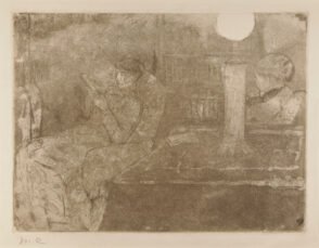 Mrs. Cassatt and Lydia in the Library