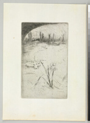 Sketch after Cecil Lawson’s “Swan and Iris”