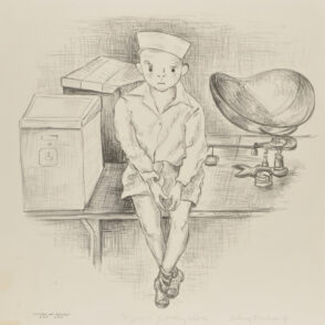 Boy in a Grocery Store