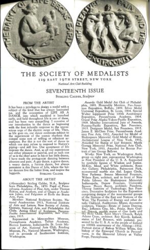 “Conception of Life as Dance” Medal