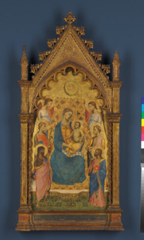 Madonna and Child Enthroned with Two Angels and Four Saints