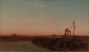 Afterglow on the Banks of the Nile