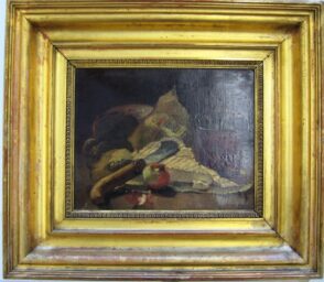 Still Life with Knife and Cheese