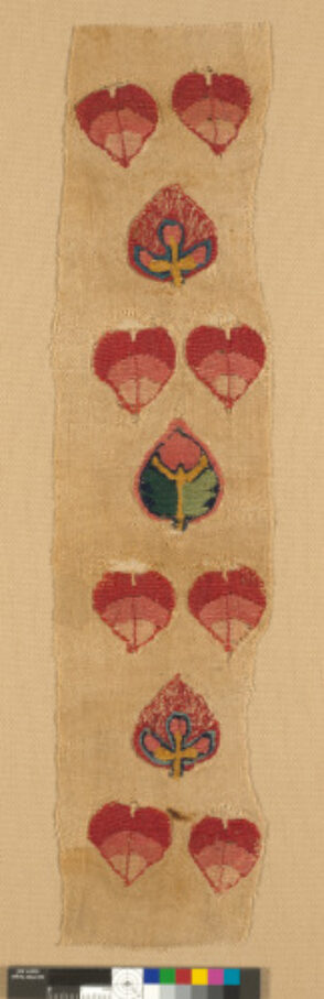 Fragment of Decorative Band or Clavus with Floral Designs