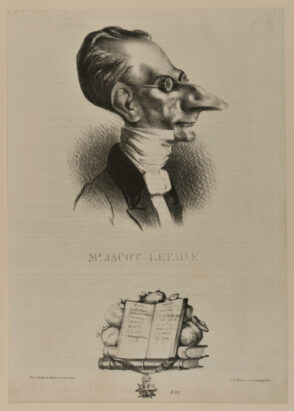 From the series “Célébrités de la Caricature”