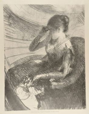 Woman Seated in a Loge