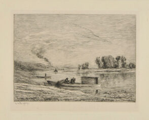 Le Bottin à Conflans (Le Paysagiste en bateau)