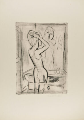 Young Girl with Looking Glass