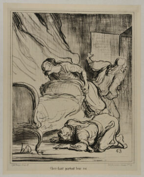 Looking everywhere for their king