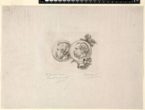 Medaillons d’Edmond et Jules de Goncourt