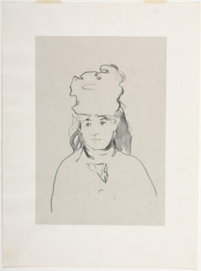 Berthe Morisot (en silhouette)