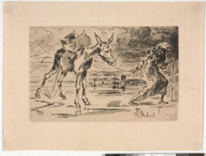 L’Âne et la vieille