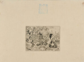 Second vignette from the book “Jacques Cazotte, Le Diable amoureux (Paris: Quantin, 1878)”