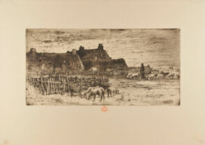 Les Bergeries, soleil couchant