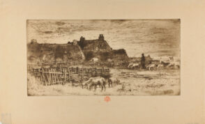 Les Bergeries, soleil couchant