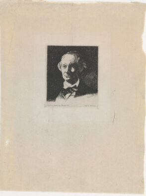 Charles Baudelaire de Face